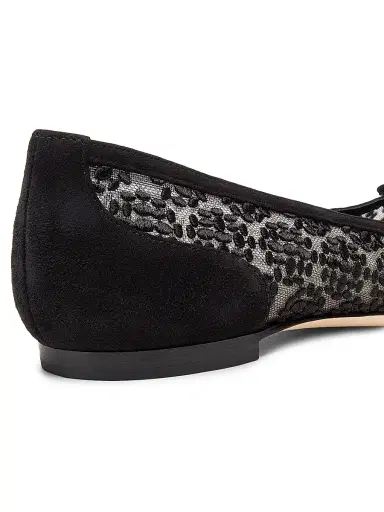 Manolo Blahnik Women's Cap-Toe Ballerina Flats - Black - Size 11 | Thumbnail 6 Manolo Blahnik Women's Cap-Toe Ballerina Flats - Black - Size 11 | Thumbnail 6