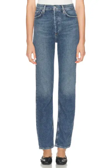 AGOLDE 90s Pinch Waist Long High Rise Straight Jeans | Thumbnail 3 AGOLDE 90s Pinch Waist Long High Rise Straight Jeans | Thumbnail 3