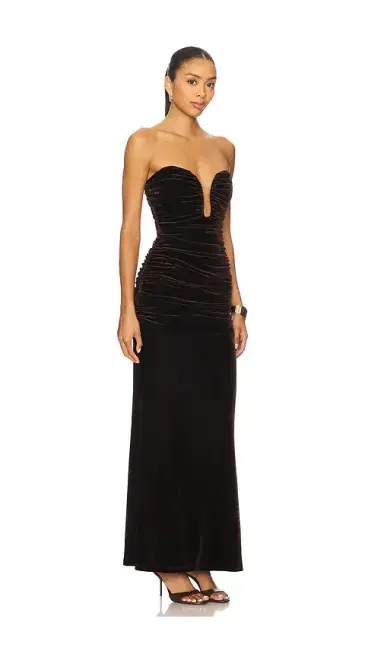 Bardot Elvira Velvet Maxi Dress | Thumbnail 2 Bardot Elvira Velvet Maxi Dress | Thumbnail 2