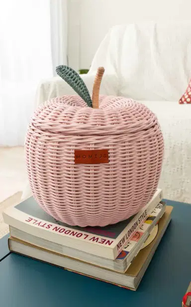 MOMIJI Apple Small Rattan Storage Basket | Thumbnail 3 MOMIJI Apple Small Rattan Storage Basket | Thumbnail 3