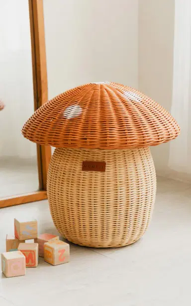 MOMIJI Mushroom Rattan Storage Basket | Thumbnail 14 MOMIJI Mushroom Rattan Storage Basket | Thumbnail 14