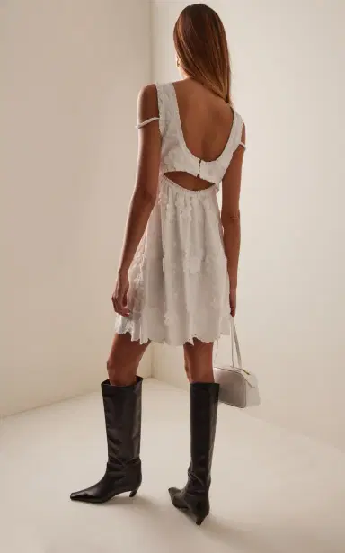 THE GARMENT Fleur Embroidered Cotton Mini Dress | Thumbnail 4 THE GARMENT Fleur Embroidered Cotton Mini Dress | Thumbnail 4