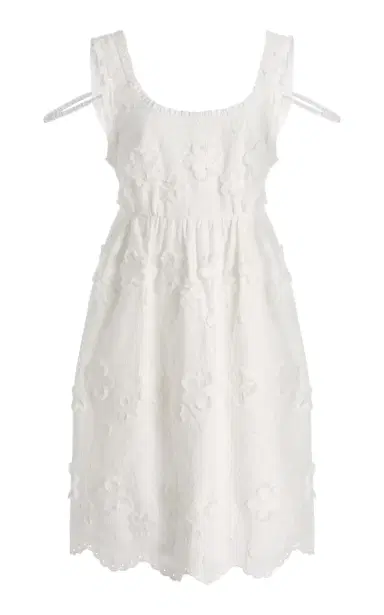 THE GARMENT Fleur Embroidered Cotton Mini Dress | Thumbnail 1 THE GARMENT Fleur Embroidered Cotton Mini Dress | Thumbnail 1