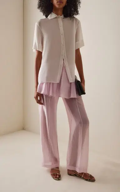 THE GARMENT Gilian Organza Peplum Pants | Thumbnail 2 THE GARMENT Gilian Organza Peplum Pants | Thumbnail 2