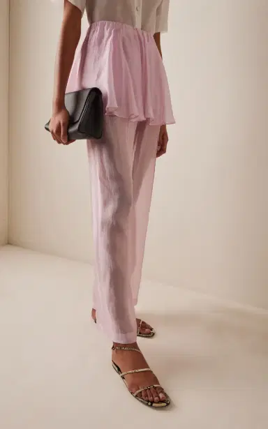 THE GARMENT Gilian Organza Peplum Pants | Thumbnail 3 THE GARMENT Gilian Organza Peplum Pants | Thumbnail 3