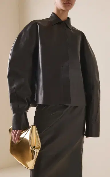 Givenchy Cocoon Leather Shirt | Thumbnail 2 Givenchy Cocoon Leather Shirt | Thumbnail 2