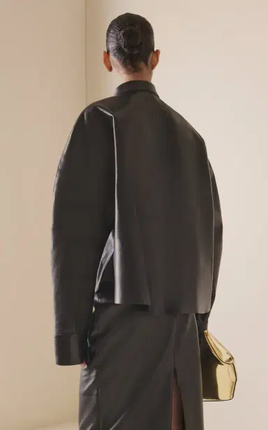 Givenchy Cocoon Leather Shirt | Thumbnail 4 Givenchy Cocoon Leather Shirt | Thumbnail 4