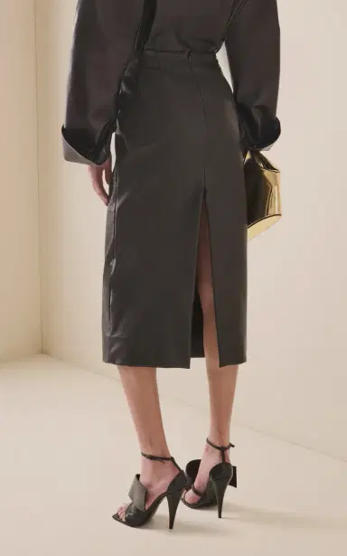 Givenchy Leather Midi Pencil Skirt | Thumbnail 4 Givenchy Leather Midi Pencil Skirt | Thumbnail 4