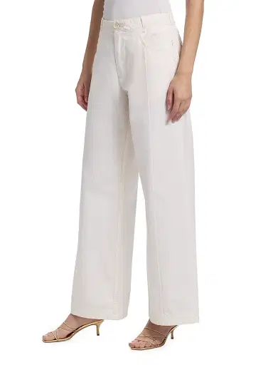 The Elder Statesman Women's Bender Cotton Chino Pants | Thumbnail 4 The Elder Statesman Women's Bender Cotton Chino Pants | Thumbnail 4