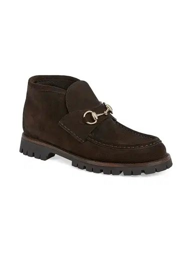 Gucci Women's Sylke Suede Booties - Coffee - Size 12 | Thumbnail 2 Gucci Women's Sylke Suede Booties - Coffee - Size 12 | Thumbnail 2