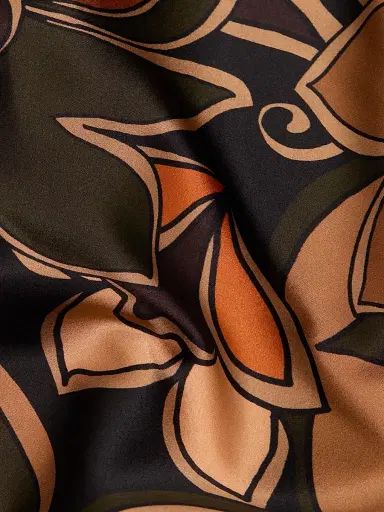 Ramy Brook Women's Grace Floral Stretch-Silk Halterneck Midi-Dress - Boho Brown Combo | Thumbnail 7 Ramy Brook Women's Grace Floral Stretch-Silk Halterneck Midi-Dress - Boho Brown Combo | Thumbnail 7