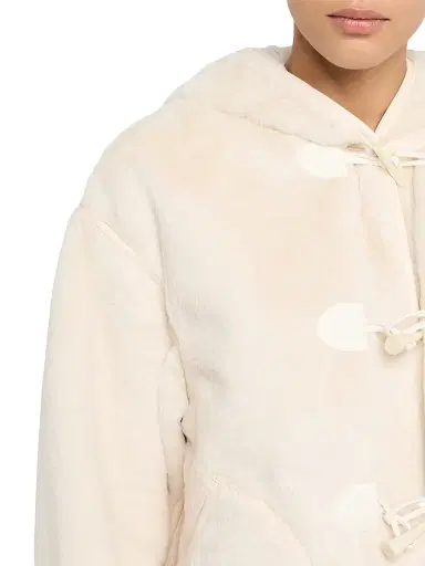 Ramy Brook Women's Lucy Faux-Fur Hooded Jacket - Bone | Thumbnail 5 Ramy Brook Women's Lucy Faux-Fur Hooded Jacket - Bone | Thumbnail 5