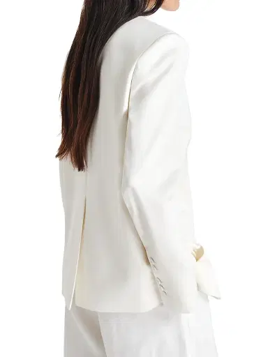 TWP Women's New Linen Single-Breasted Dinner Jacket | Thumbnail 4 TWP Women's New Linen Single-Breasted Dinner Jacket | Thumbnail 4