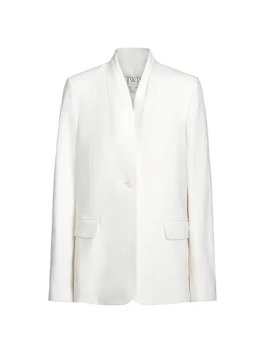 TWP Women's New Linen Single-Breasted Dinner Jacket | Thumbnail 1 TWP Women's New Linen Single-Breasted Dinner Jacket | Thumbnail 1