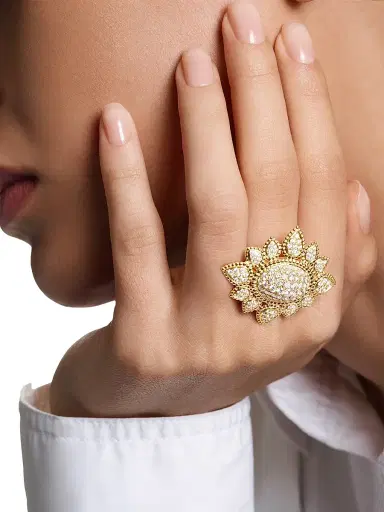 Boucheron Women's Serpent Bohème Vintage 18K Yellow Gold & 2.22 TCW Diamond Ring - Yellow Gold | Thumbnail 2 Boucheron Women's Serpent Bohème Vintage 18K Yellow Gold & 2.22 TCW Diamond Ring - Yellow Gold | Thumbnail 2