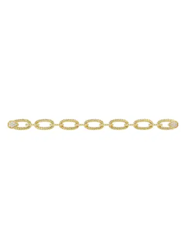 Boucheron Women's Serpent Bohème 18K Yellow Gold & 0.64 TCW Diamond Oval-Link Chain Bracelet - Yellow Gold | Thumbnail 3 Boucheron Women's Serpent Bohème 18K Yellow Gold & 0.64 TCW Diamond Oval-Link Chain Bracelet - Yellow Gold | Thumbnail 3