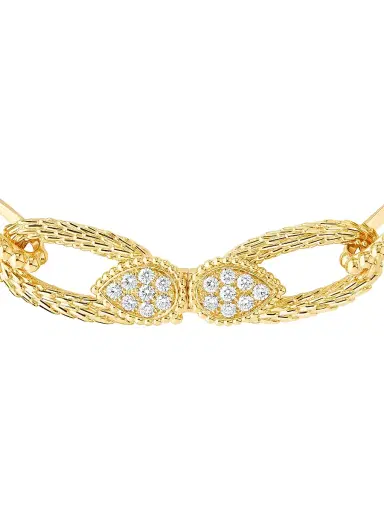 Boucheron Women's Serpent Bohème 18K Yellow Gold & 0.64 TCW Diamond Oval-Link Chain Bracelet - Yellow Gold | Thumbnail 4 Boucheron Women's Serpent Bohème 18K Yellow Gold & 0.64 TCW Diamond Oval-Link Chain Bracelet - Yellow Gold | Thumbnail 4