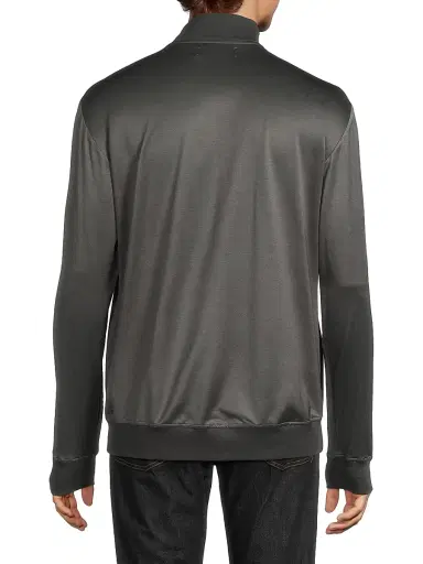 Kiton Men's Shiny Jersey Swim Jacket - Grey - Size XXL | Thumbnail 5 Kiton Men's Shiny Jersey Swim Jacket - Grey - Size XXL | Thumbnail 5