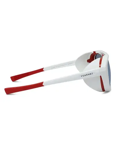 Vuarnet Men's Outdoor Ice 04 Round Sunglasses - White Blue Mirror | Thumbnail 6 Vuarnet Men's Outdoor Ice 04 Round Sunglasses - White Blue Mirror | Thumbnail 6