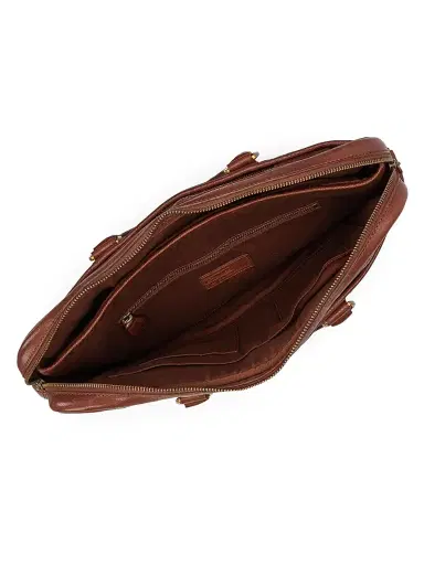 Polo Ralph Lauren Men's Heri Leather Messenger Bag | Thumbnail 2 Polo Ralph Lauren Men's Heri Leather Messenger Bag | Thumbnail 2