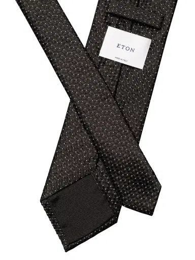 Eton Men's Pin-Dot Silk Tie | Thumbnail 2 Eton Men's Pin-Dot Silk Tie | Thumbnail 2