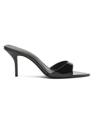 Schutz Women's Elodie 75MM Patent Leather Sandals - Black | Thumbnail 1 Schutz Women's Elodie 75MM Patent Leather Sandals - Black | Thumbnail 1