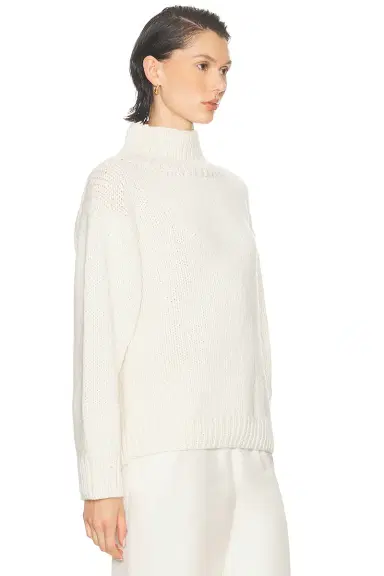 Loulou de Saison Cashmere Ryle Turtleneck Sweater | Thumbnail 2 Loulou de Saison Cashmere Ryle Turtleneck Sweater | Thumbnail 2