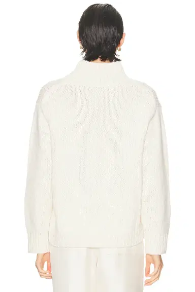 Loulou de Saison Cashmere Ryle Turtleneck Sweater | Thumbnail 3 Loulou de Saison Cashmere Ryle Turtleneck Sweater | Thumbnail 3