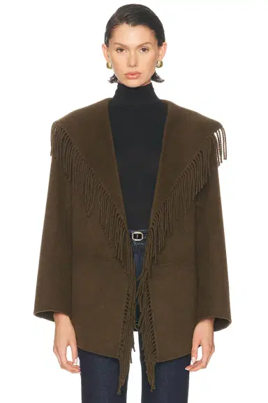SIMKHAI Rowen Fringe Jacket | Thumbnail 2 SIMKHAI Rowen Fringe Jacket | Thumbnail 2