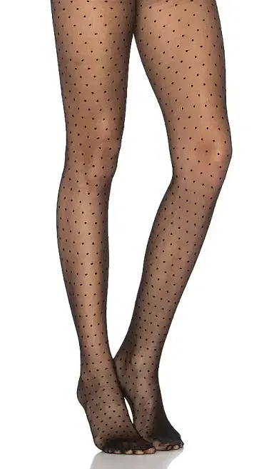 Commando Chic Dot Sheer Tight | Thumbnail 1 Commando Chic Dot Sheer Tight | Thumbnail 1