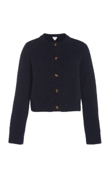 Bottega Veneta Knot Boucle-Knit Wool Cardigan | Thumbnail 1 Bottega Veneta Knot Boucle-Knit Wool Cardigan | Thumbnail 1
