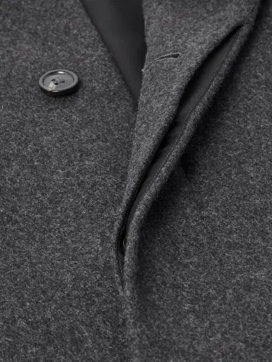 A.P.C. Auster Brushed Wool-Blend Coat - Men | Thumbnail 5 A.P.C. Auster Brushed Wool-Blend Coat - Men | Thumbnail 5