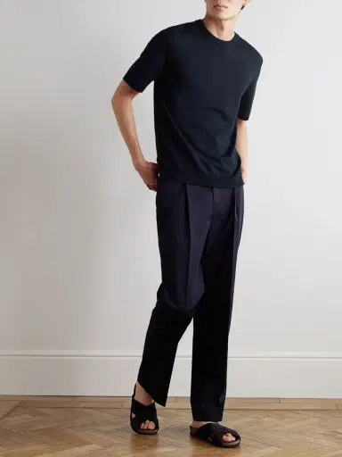 MR P. Ribbed Merino Wool T-Shirt - Men | Thumbnail 2 MR P. Ribbed Merino Wool T-Shirt - Men | Thumbnail 2
