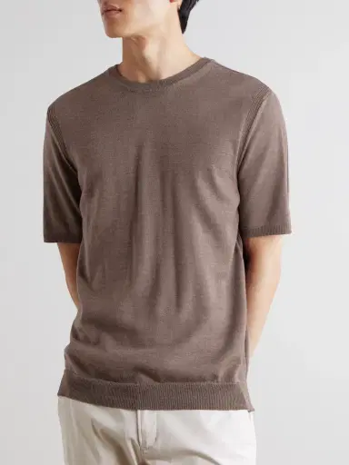 MR P. Ribbed Merino Wool T-Shirt - Men | Thumbnail 3 MR P. Ribbed Merino Wool T-Shirt - Men | Thumbnail 3