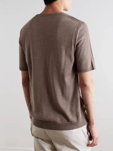 MR P. Ribbed Merino Wool T-Shirt - Men | Thumbnail 4 MR P. Ribbed Merino Wool T-Shirt - Men | Thumbnail 4