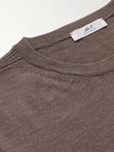 MR P. Ribbed Merino Wool T-Shirt - Men | Thumbnail 5 MR P. Ribbed Merino Wool T-Shirt - Men | Thumbnail 5