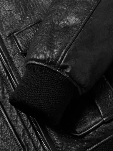 Saint Laurent Shearling-Trimmed Full-Grain Leather Jacket - Men | Thumbnail 5 Saint Laurent Shearling-Trimmed Full-Grain Leather Jacket - Men | Thumbnail 5
