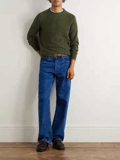Loro Piana Varallo Honeycomb-Knit Baby Cashmere Sweater - Men | Thumbnail 2 Loro Piana Varallo Honeycomb-Knit Baby Cashmere Sweater - Men | Thumbnail 2
