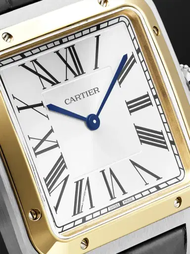 Cartier Santos-Dumont Extra-Large Hand-Wound 18-Karat Gold and Stainless Steel Watch, Ref. W2SA0034 - Men | Thumbnail 5 Cartier Santos-Dumont Extra-Large Hand-Wound 18-Karat Gold and Stainless Steel Watch, Ref. W2SA0034 - Men | Thumbnail 5