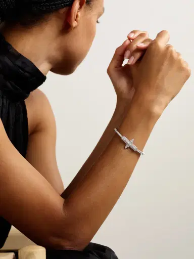 YEPREM 18-karat White Gold Diamond Bangle | Thumbnail 2 YEPREM 18-karat White Gold Diamond Bangle | Thumbnail 2