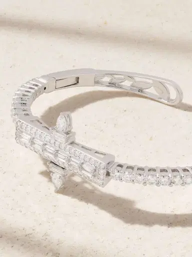YEPREM 18-karat White Gold Diamond Bangle | Thumbnail 3 YEPREM 18-karat White Gold Diamond Bangle | Thumbnail 3