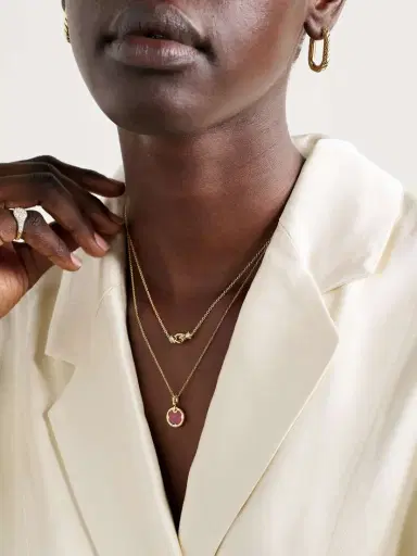 David Yurman Cable Collectibles® Petite Buckle 18-karat Gold Diamond Necklace | Thumbnail 5 David Yurman Cable Collectibles® Petite Buckle 18-karat Gold Diamond Necklace | Thumbnail 5