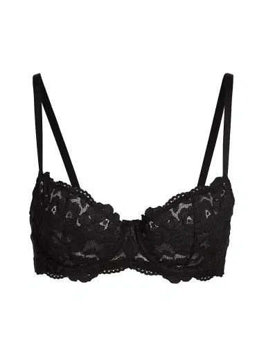 Cosabella Women's Romanza Lace Balconette Bra - Black | Thumbnail 1 Cosabella Women's Romanza Lace Balconette Bra - Black | Thumbnail 1