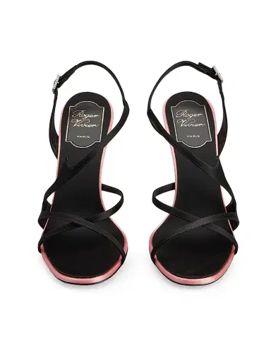 Roger Vivier Women's Epine 0MM Strappy Sandals - Nero | Thumbnail 5 Roger Vivier Women's Epine 0MM Strappy Sandals - Nero | Thumbnail 5