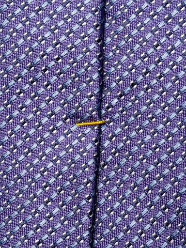 Eton Men's Semi-Solid Woven Silk Tie - Purple | Thumbnail 4 Eton Men's Semi-Solid Woven Silk Tie - Purple | Thumbnail 4