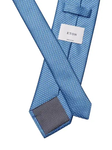 Eton Men's Semi-Solid Woven Silk Tie - Purple | Thumbnail 7 Eton Men's Semi-Solid Woven Silk Tie - Purple | Thumbnail 7