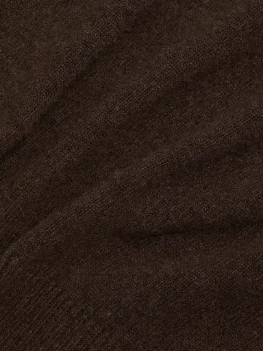 MM6 MAISON MARGIELA Women's V-Neck Wool-Blend Sweater - Brown - Size XL | Thumbnail 7 MM6 MAISON MARGIELA Women's V-Neck Wool-Blend Sweater - Brown - Size XL | Thumbnail 7