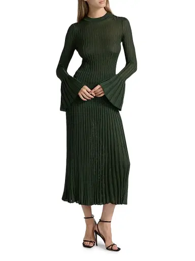 Zimmermann Women's Ribbed Bell-Sleeve Sweater | Thumbnail 2 Zimmermann Women's Ribbed Bell-Sleeve Sweater | Thumbnail 2
