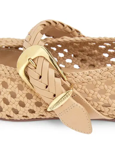 Zimmermann Women's Helix Woven Leather Ballerina Flats | Thumbnail 5 Zimmermann Women's Helix Woven Leather Ballerina Flats | Thumbnail 5