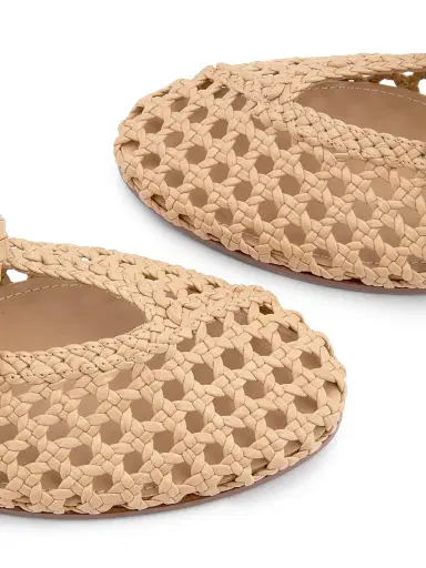 Zimmermann Women's Helix Woven Leather Ballerina Flats | Thumbnail 6 Zimmermann Women's Helix Woven Leather Ballerina Flats | Thumbnail 6